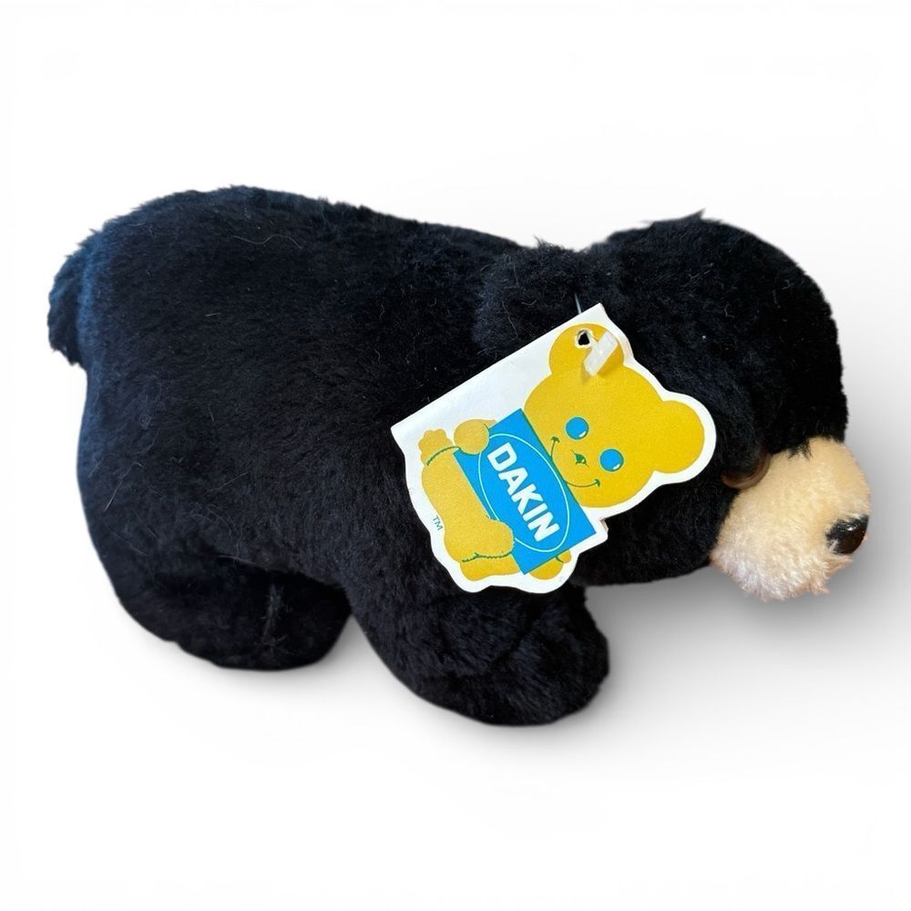 NWT Vintage Dakin Little Bart Bear #31-3627 Black